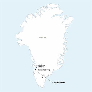 Carte programme Disco Bay, Pays des Icebergs
