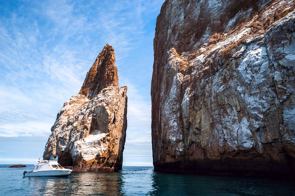 Cliff Kicker Rock dans les Iles Galapagos - Equateur
