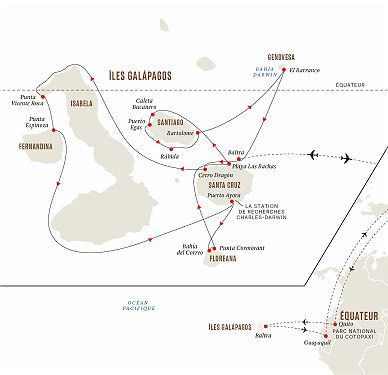 Carte Rencontres marines aux Galapagos v2023-24