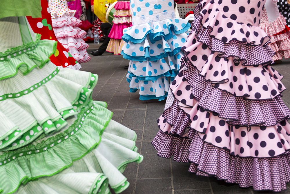 Robes de flamenco à Séville - Espagne