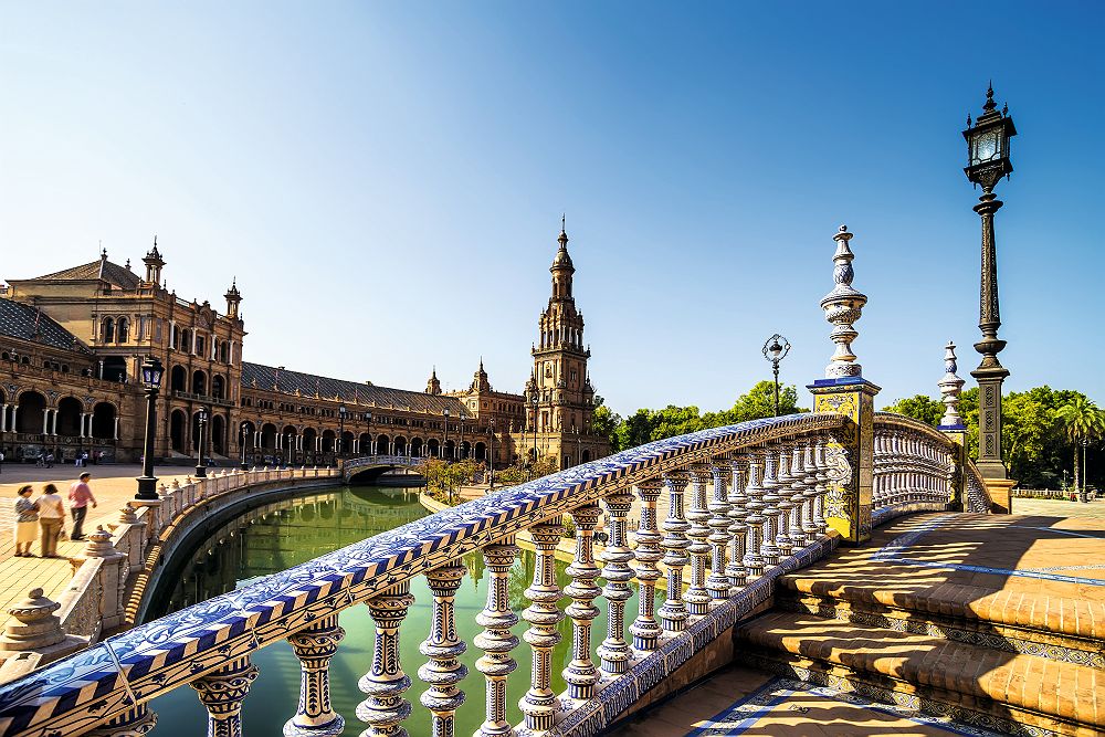 Place d'Espagne à Séville - Espagne