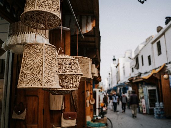Détails des souks de Marrakech