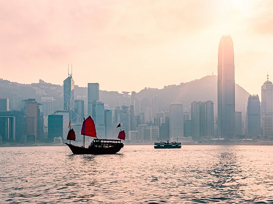 Jonque à Hong Kong - Chine