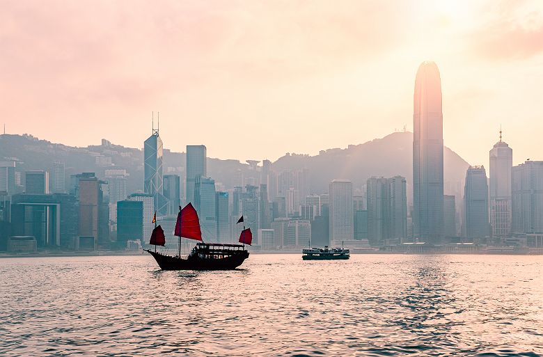 Jonque à Hong Kong - Chine