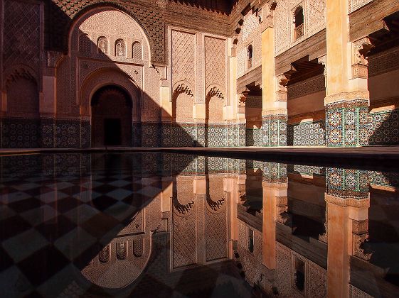 La médersa Ben Youssef à Marrakech - Maroc