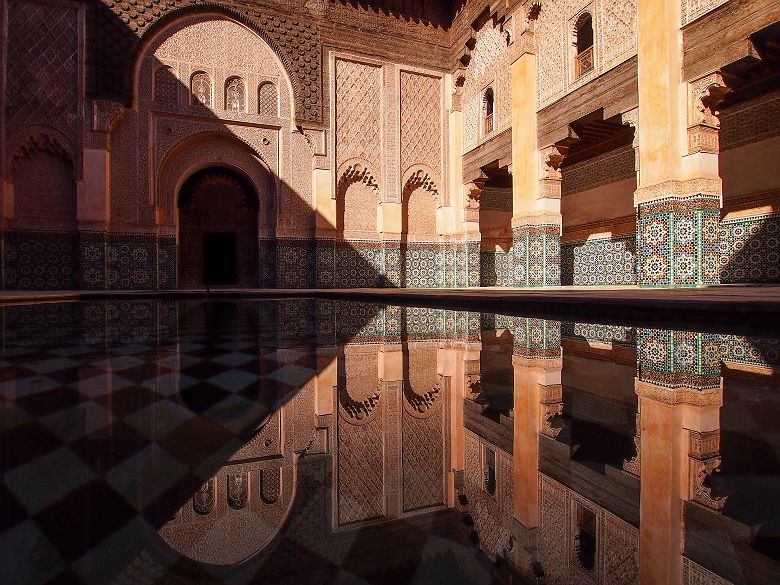 La médersa Ben Youssef à Marrakech - Maroc