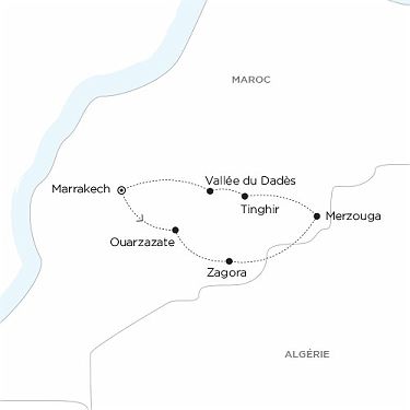 Carte MAROC - Rencontres Berbères