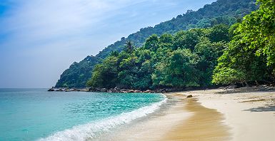 Farniente à Turtle Beach, dans les îles Perhentian - Malaisie