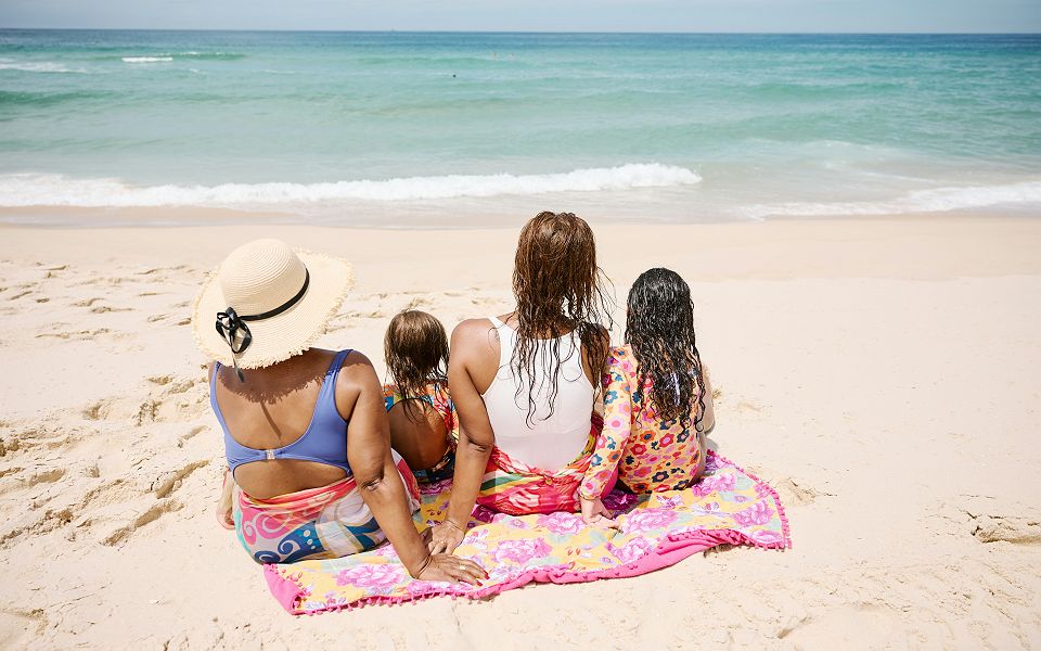 Enfants sur la plage