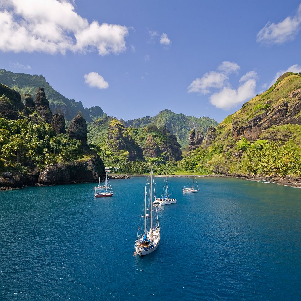 Paysage de Fatu Hiva, Marquises - Polynésie Française