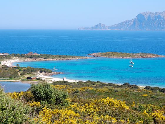 La plage Spiaggia Cala Banana près de Olbia - Italie