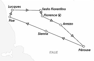 itineraire du voyage