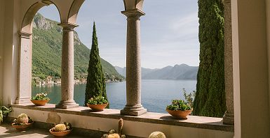 Vue sur le Lac de Côme depuis Varenna