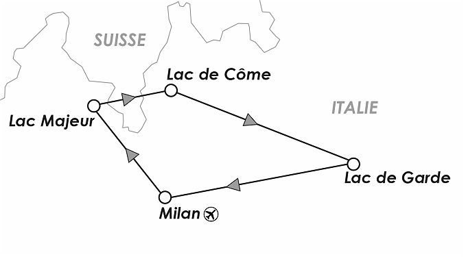 itineraire du voyage
