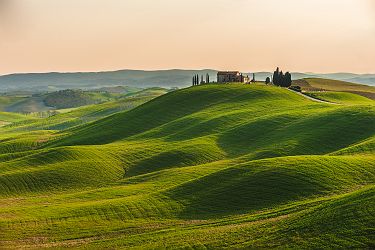 Toscane - Sur les prairies de la région italienne