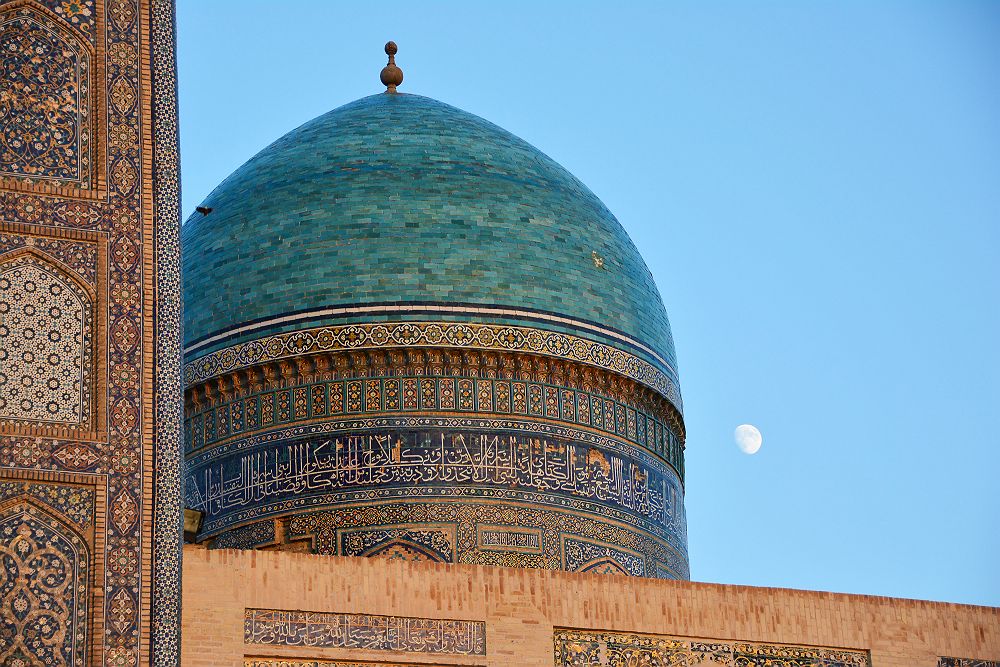 Ouzbékistan - Coupole de la mosquée Miri Arab, Boukhara