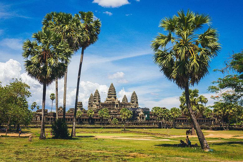 Temple d'Angkor Wat, près de Siem Reap - Cambodge