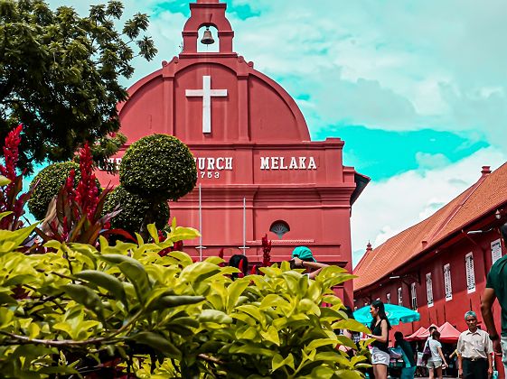 Eglise au coeur du Dutch Quarter à Malacca - Malaisie
