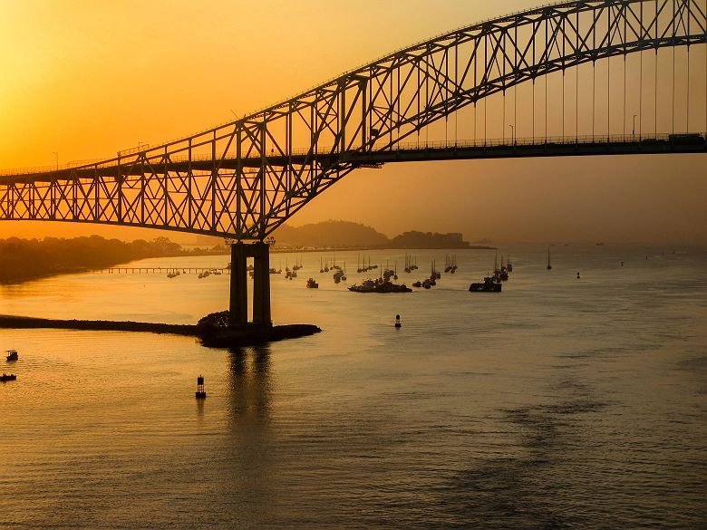 Pont des Amériques à Panama City - Panama