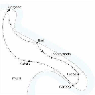 itineraire du voyage