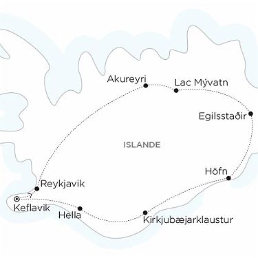 Carte Islande un saga d'exception