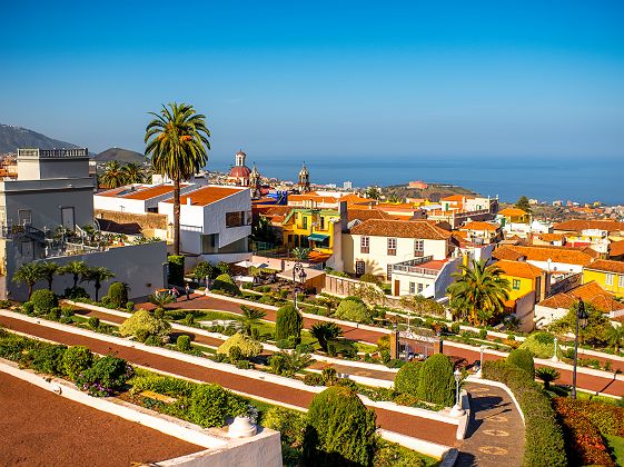 Vue sur La Orotava depuis les jardins Victoria, Tenerife - Canaries (Espagne)