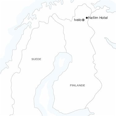 Carte Finlande - Safari Polaire