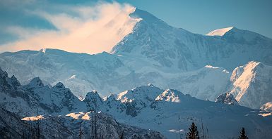Alaska - Montagne McKinley au parc national Denali