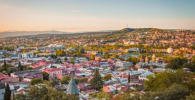 Vue sur Tbilissi