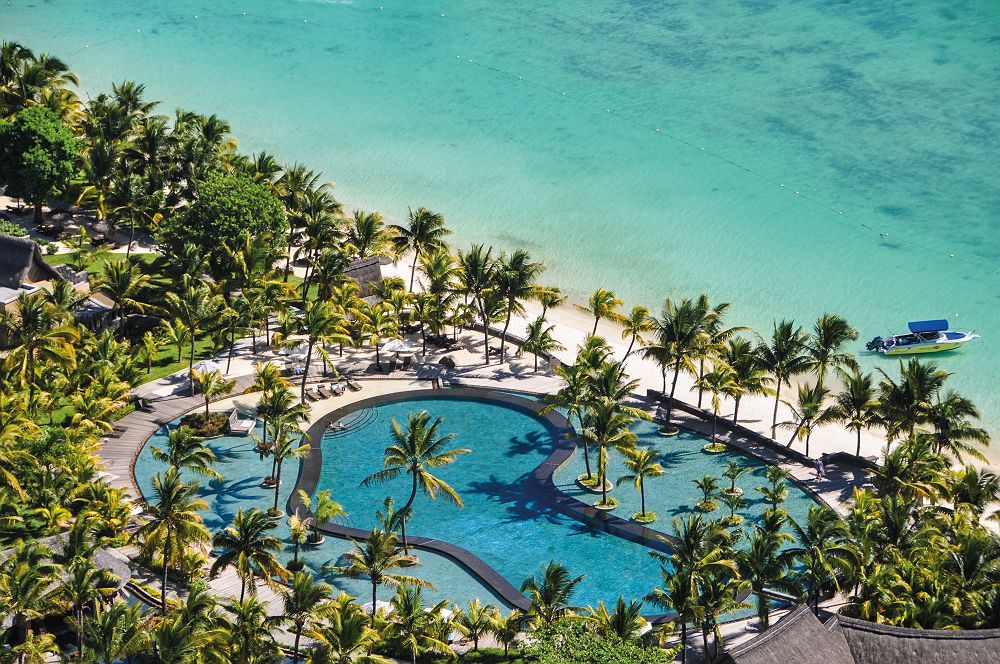 Hôtel Trou aux Biches Resort et Spa - Vue panoramique sur l'espace piscine