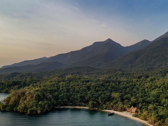 Greystoke Mahale - vue panoramique sur le camp