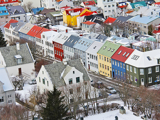 Reykjavik en hiver