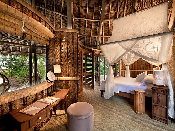 andBeyond Mnemba Island - chambre d'une banda