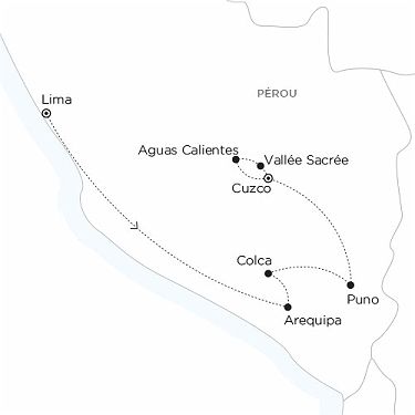 itineraire du voyage