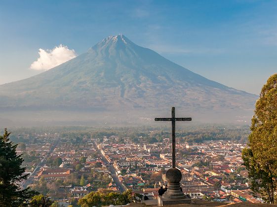 Vue d'Antigua - Guatemala