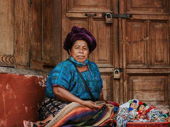 Femme au Guatemala 