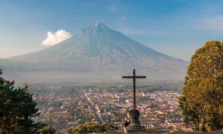 Vue d'Antigua - Guatemala