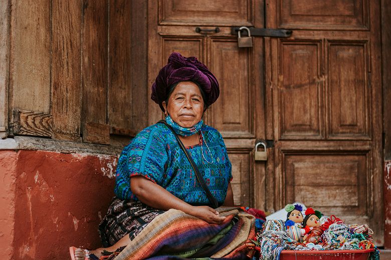 Femme au Guatemala 