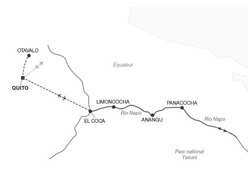 Carte Périple Amazonien Au cœur de la forêt primaire