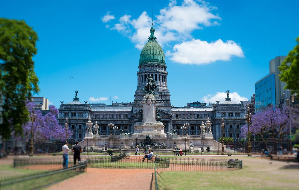 Plaza del Congreso à Buenos Aires - Argentine