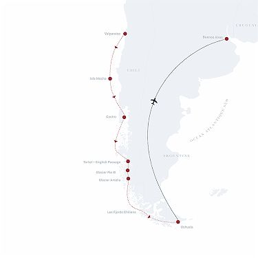 Croisière dans les Fjords et Glaciers de Patagonie 