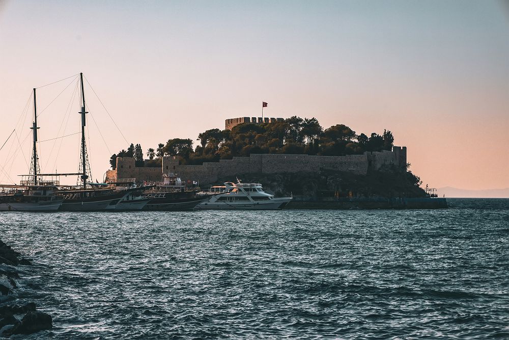 Couché de Soleil à Kusadasi, Turquie
