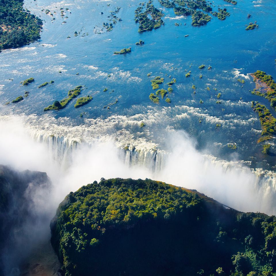 Les chutes Victoria - Zambie