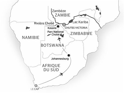 Carte  Afrique des Hommes et des Eaux