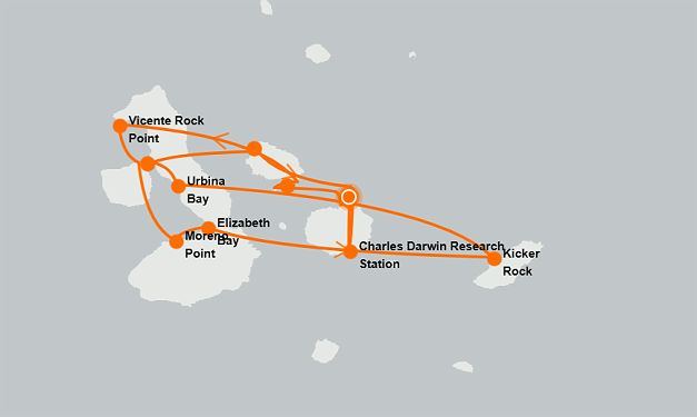 Carte Programme, Les Galapagos Grandeurs Nature, Galapatours