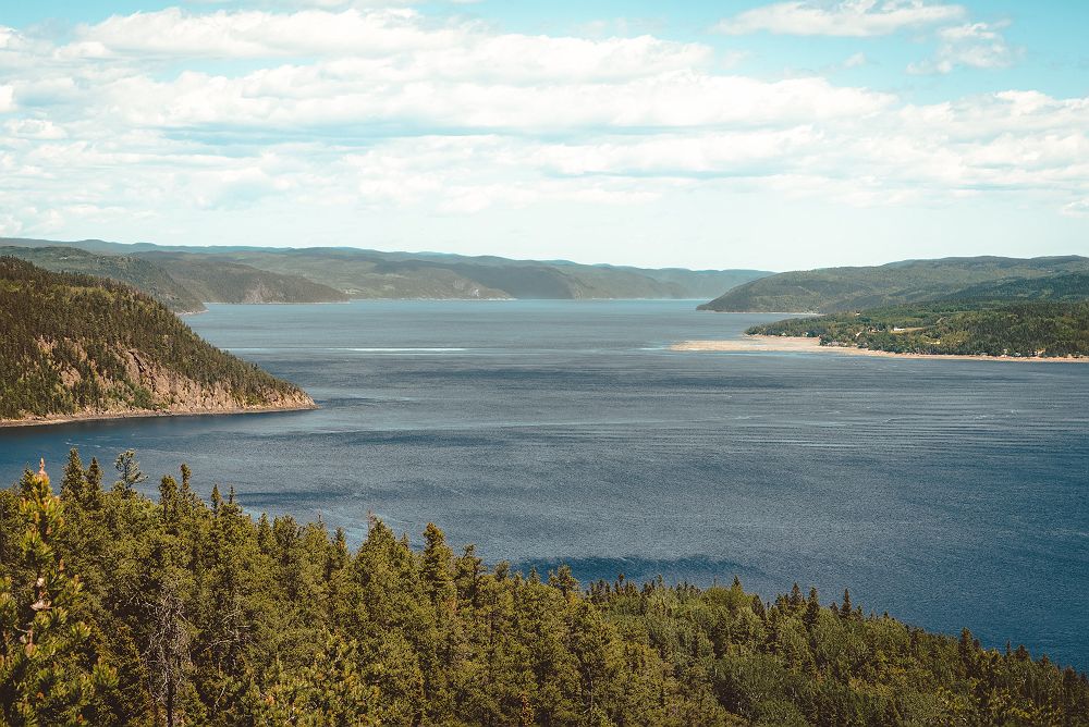 Panorama de la rivière du Saguenay - Québec, Canada