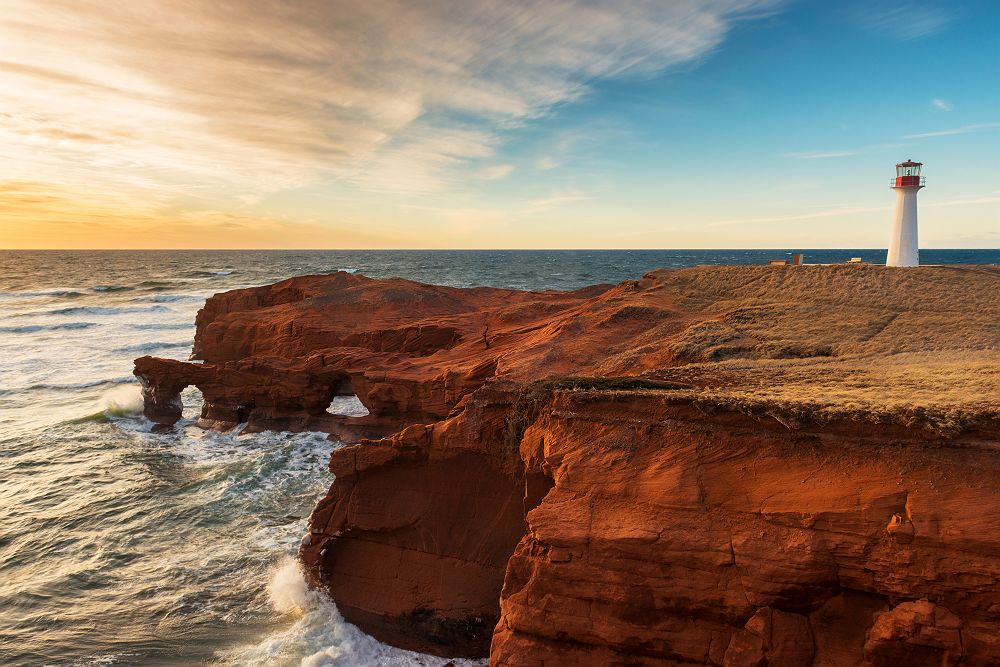 Phare du Borgot dans les Iles de la Madeleine - Québec