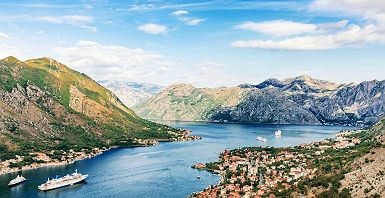 Bouches de Kotor sur la côte adriatique - Monténégro