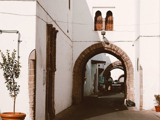 Rue du coeur historique de Casablanca