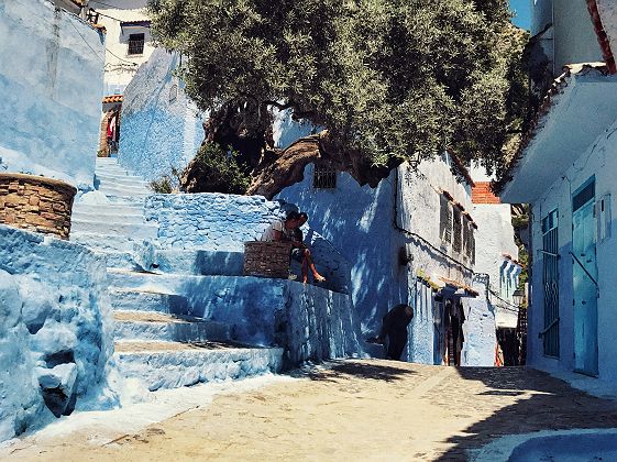Rue de Chefchaouen - Maroc